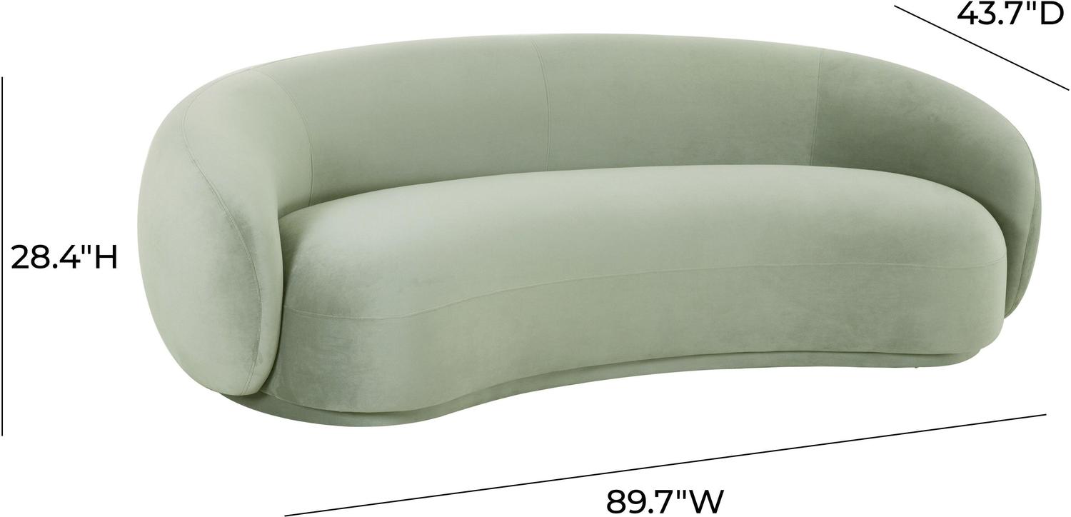 green velvet sectional with chaise Contemporary Design Furniture Sofas Moss Green