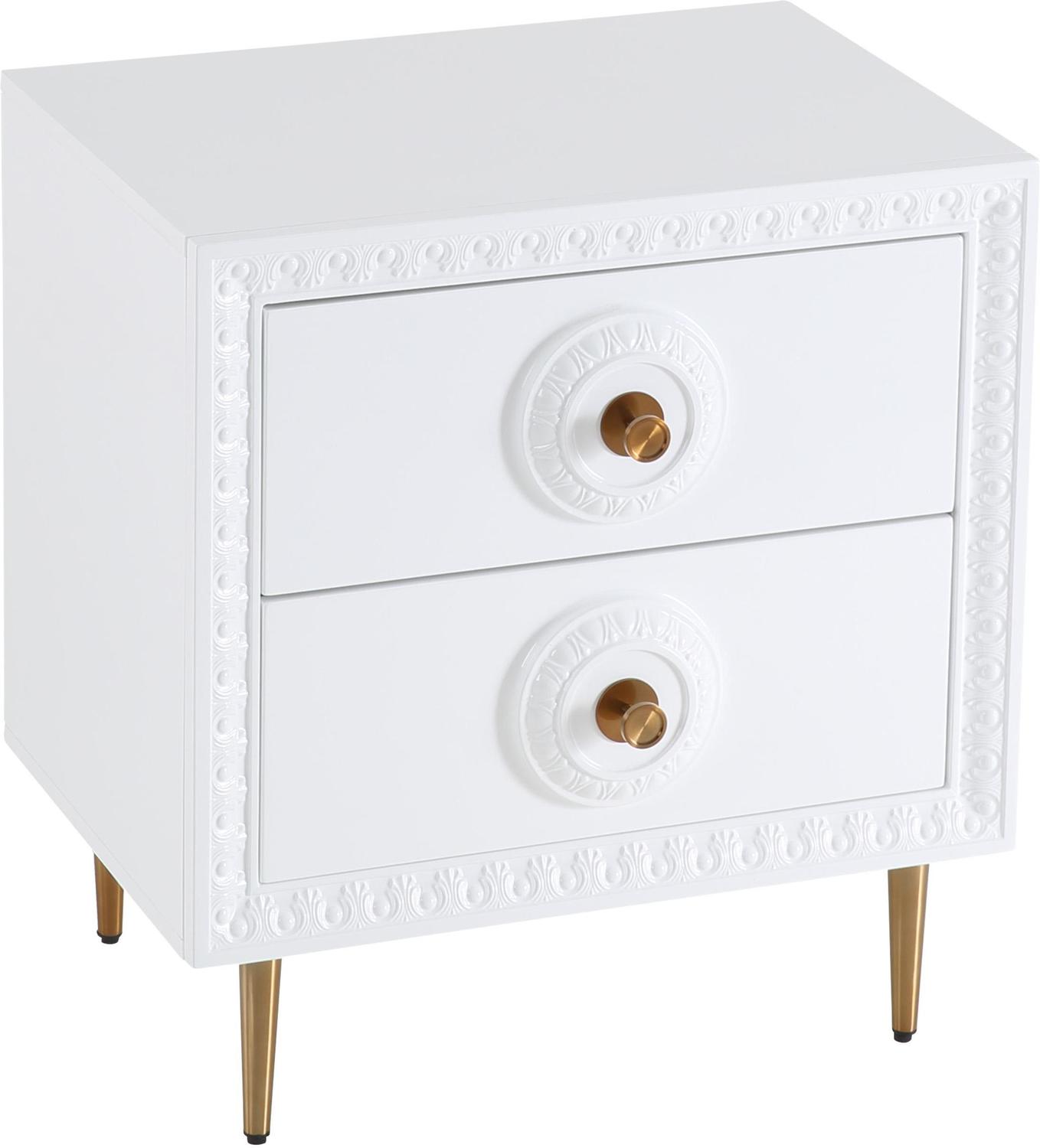 couch table decor Contemporary Design Furniture Nightstands White