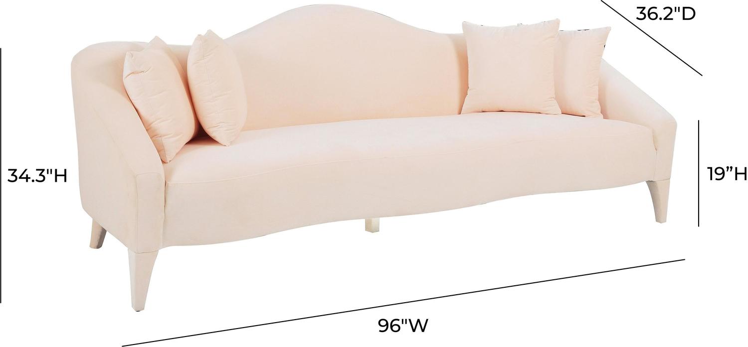 green velvet sleeper couch Contemporary Design Furniture Sofas Peach