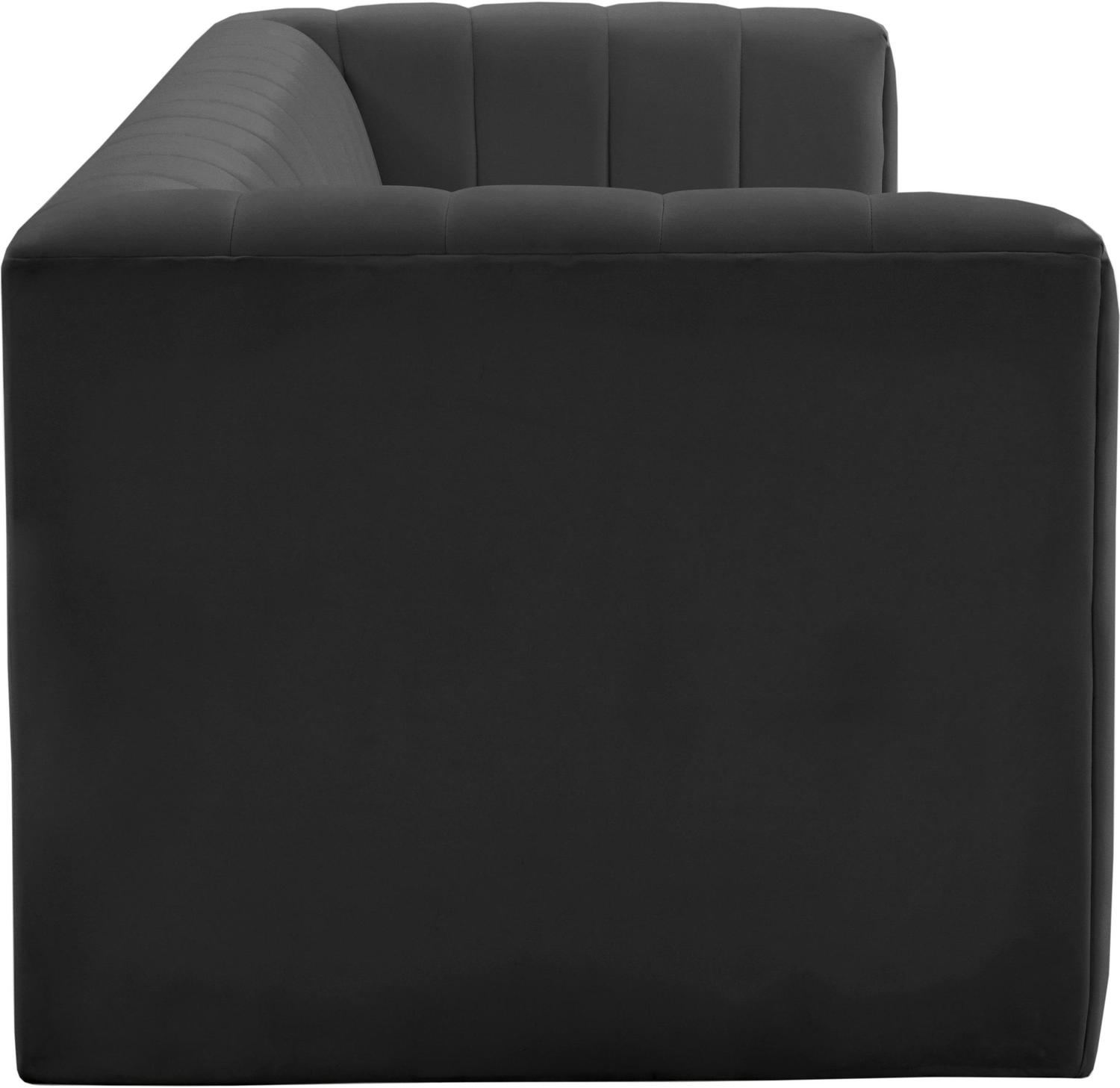mid century modern left facing sectional Contemporary Design Furniture Sofas Black