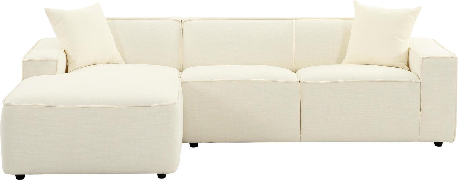 modern chaise sofa Contemporary Design Furniture Sectionals Cream