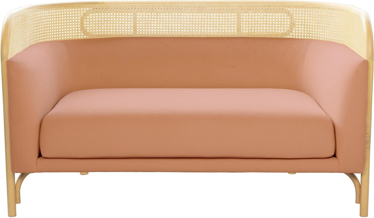velvet cream couch Contemporary Design Furniture Loveseats Mauve