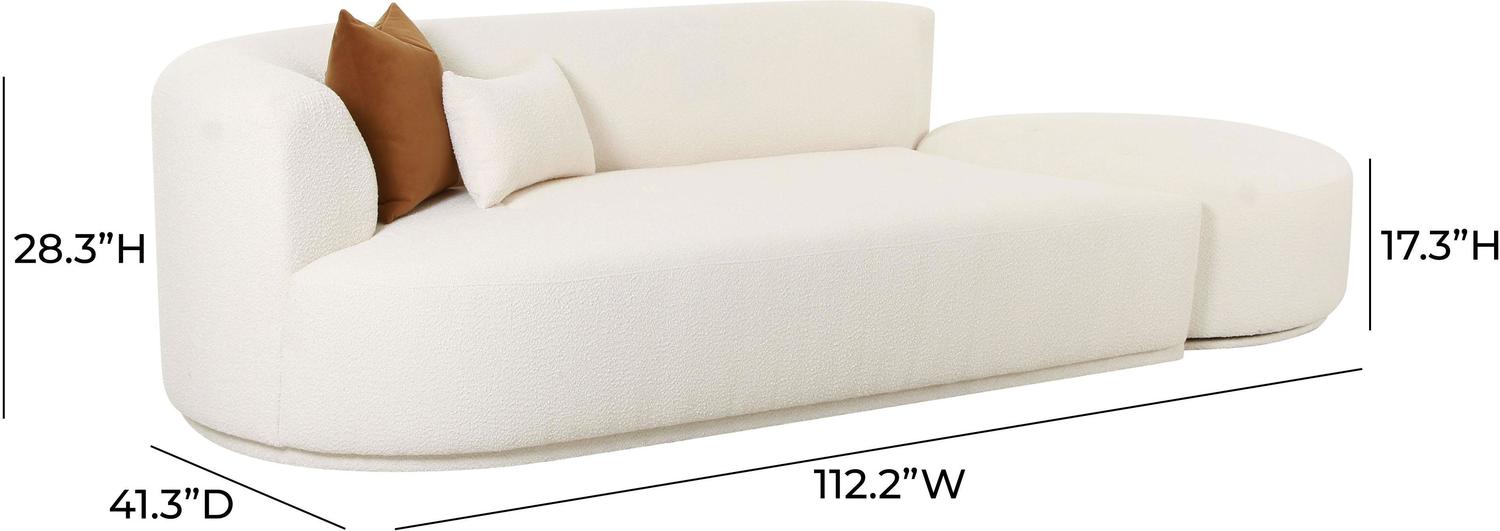 sectional couch with pull out bed and storage Contemporary Design Furniture Sofas Cream