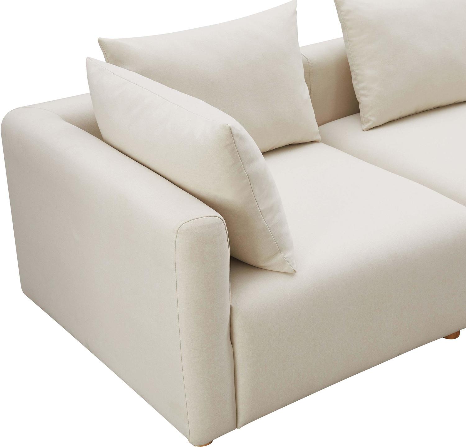 best microfiber sectionals Contemporary Design Furniture Loveseats Cream