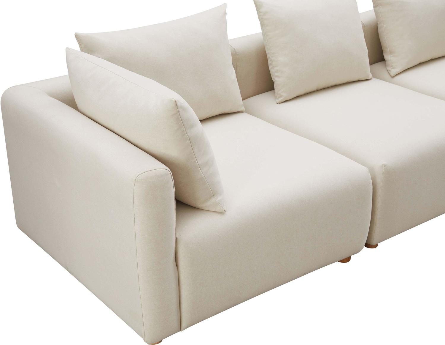 small apartment sofa with chaise Contemporary Design Furniture Sofas Cream