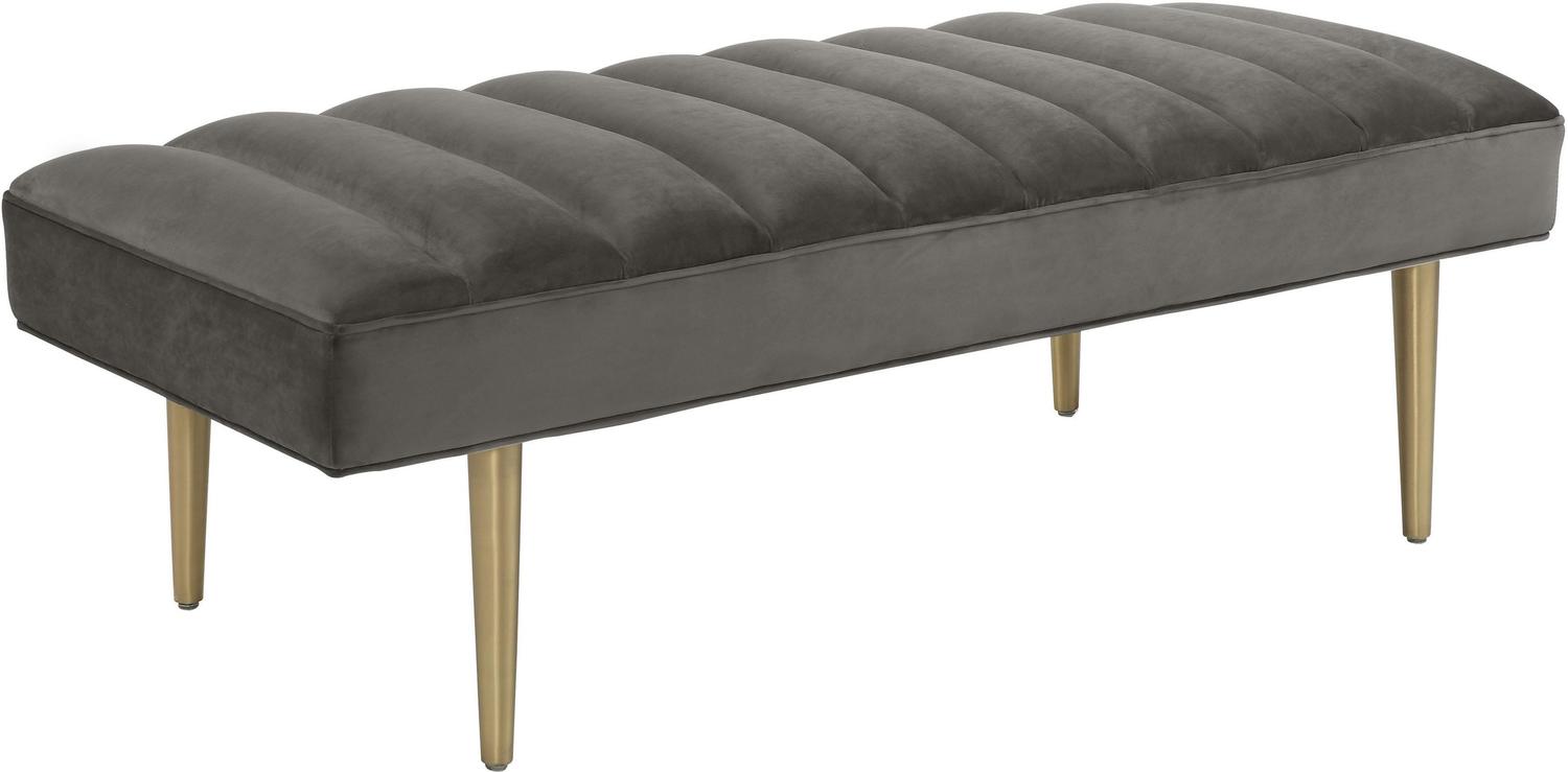 velvet storage seat Contemporary Design Furniture Benches Grey