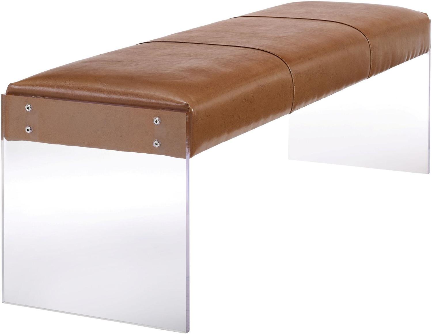teal velvet bench Contemporary Design Furniture Benches Ottomans and Benches Brown