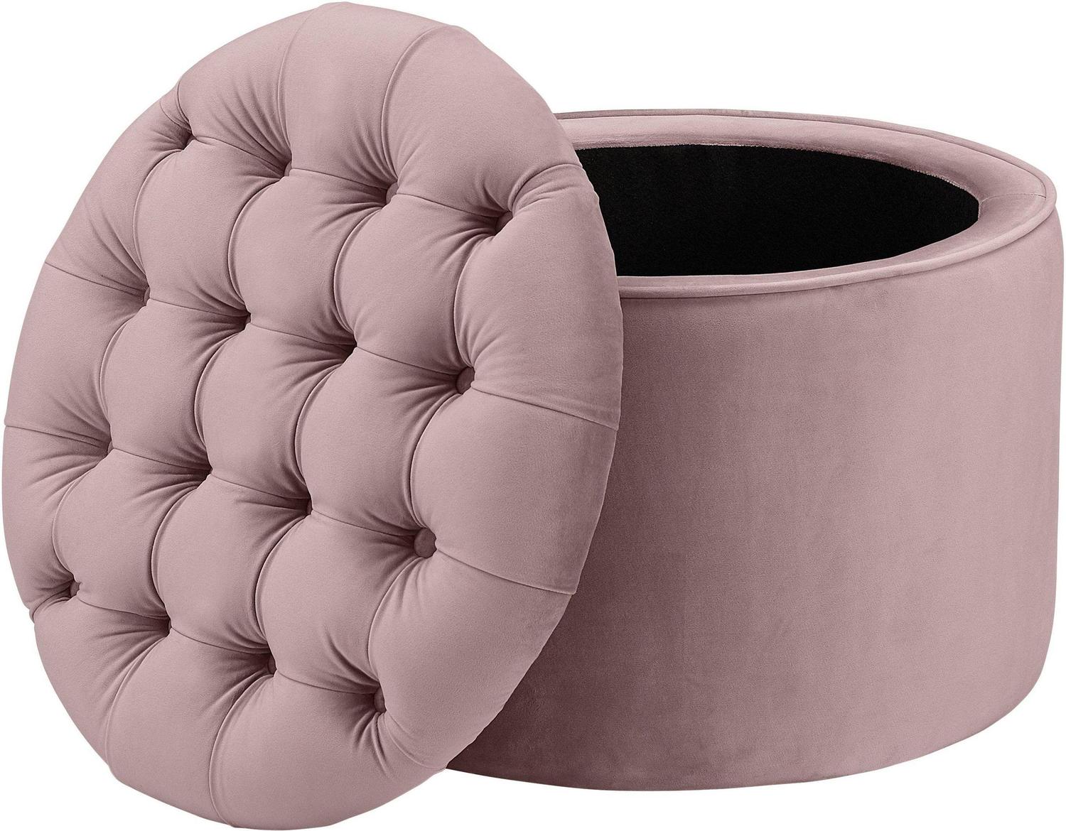 square storage bench Contemporary Design Furniture Ottomans Blush