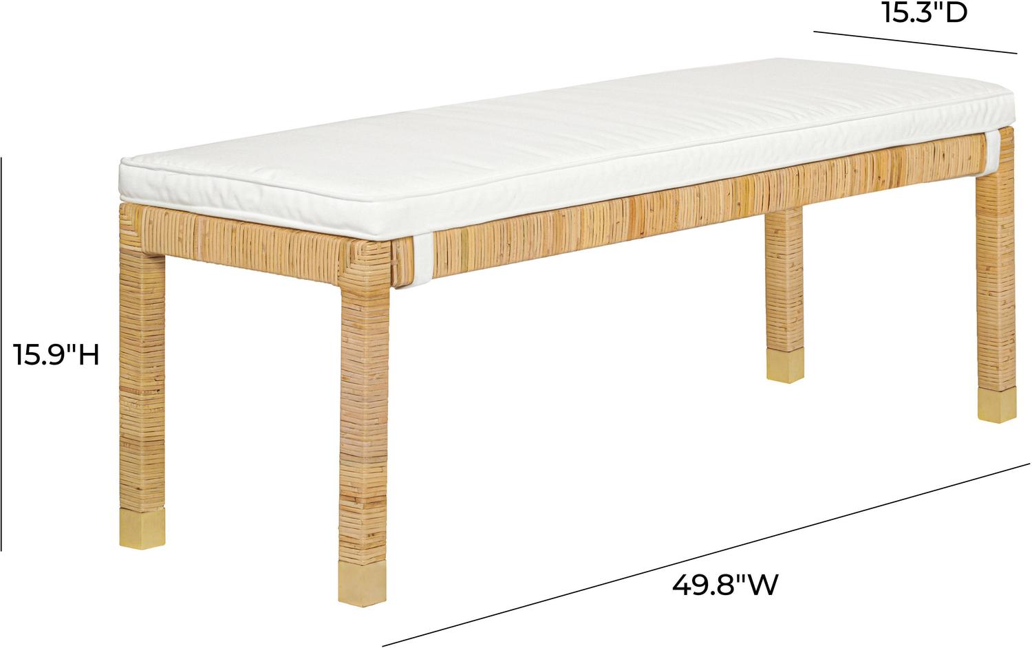 ottoman bench cover Contemporary Design Furniture Benches Natural