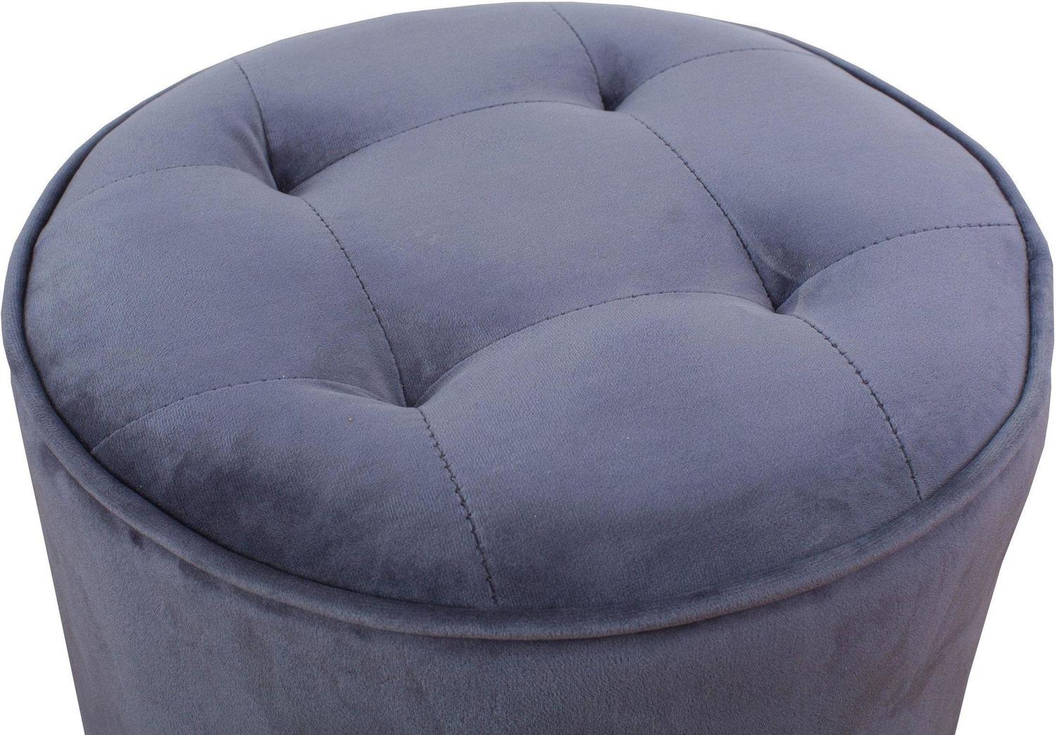 blue upholstered arm chair Contemporary Design Furniture Ottomans Grey
