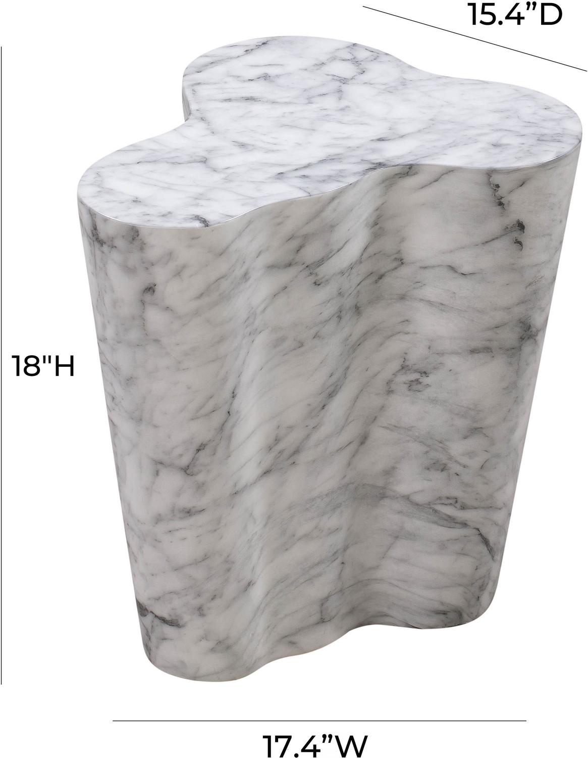 mid century modern console Contemporary Design Furniture Side Tables White Marble