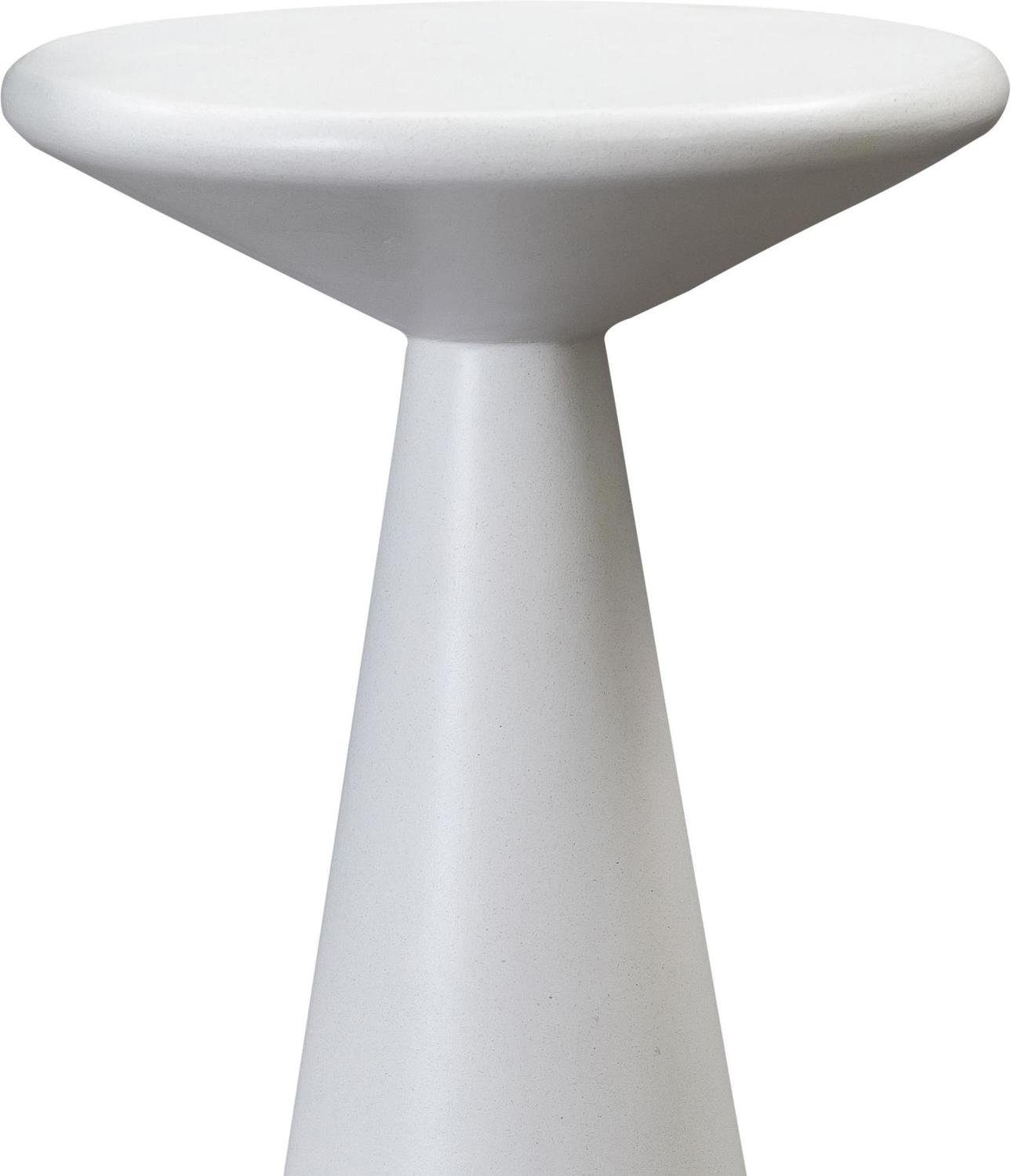 metal pedestal table Contemporary Design Furniture Side Tables White