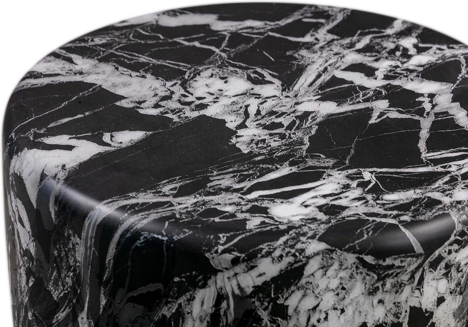 low glass coffee table Contemporary Design Furniture Side Tables Black Marble