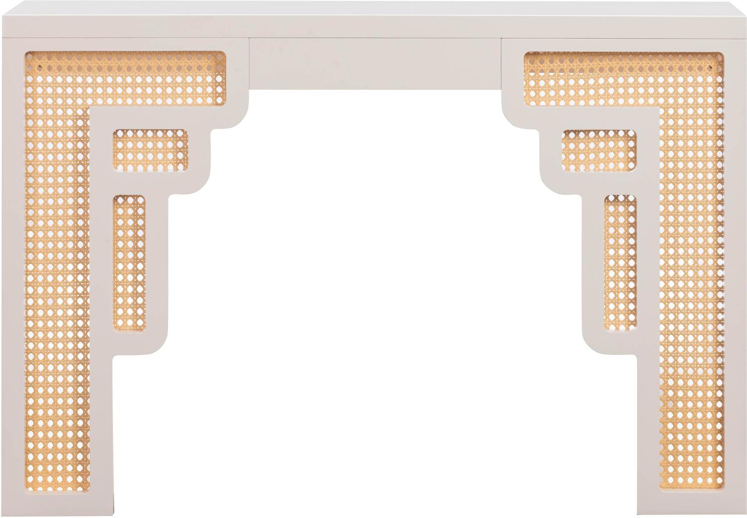 iron frame table Contemporary Design Furniture Console Tables Cream