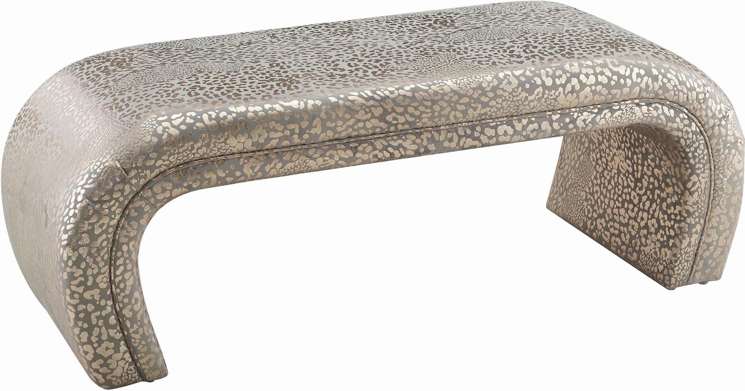 ottoman bench velvet Contemporary Design Furniture Benches Gold