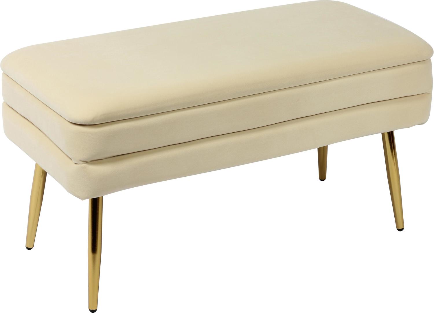 storage bench seat small Contemporary Design Furniture Benches Cream