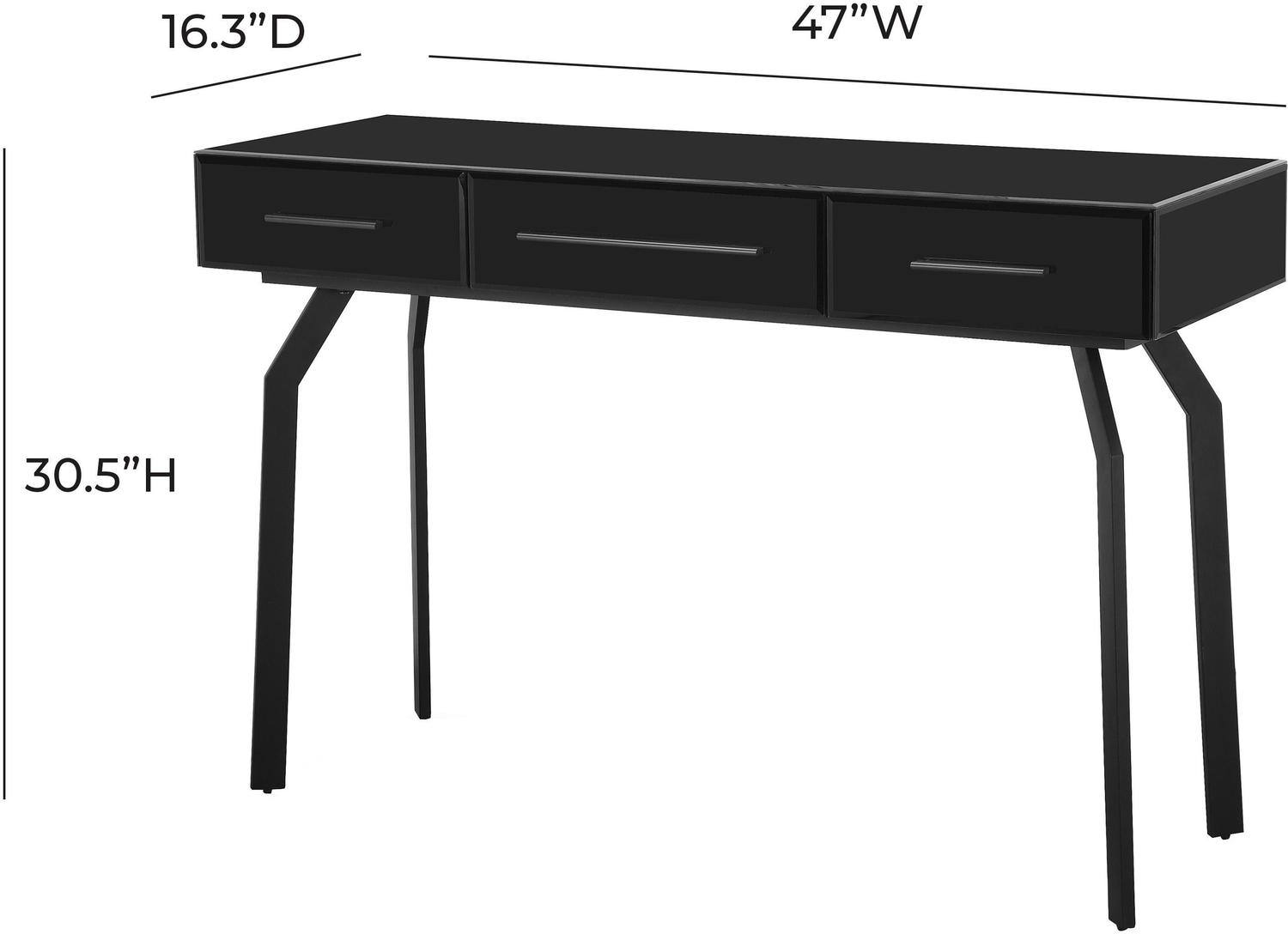 computer table counter Contemporary Design Furniture Console Tables Black