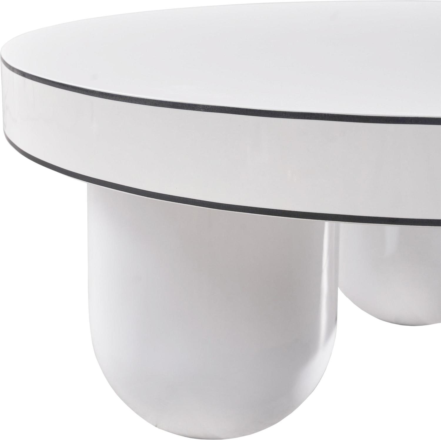 solid end table Contemporary Design Furniture Coffee Tables White