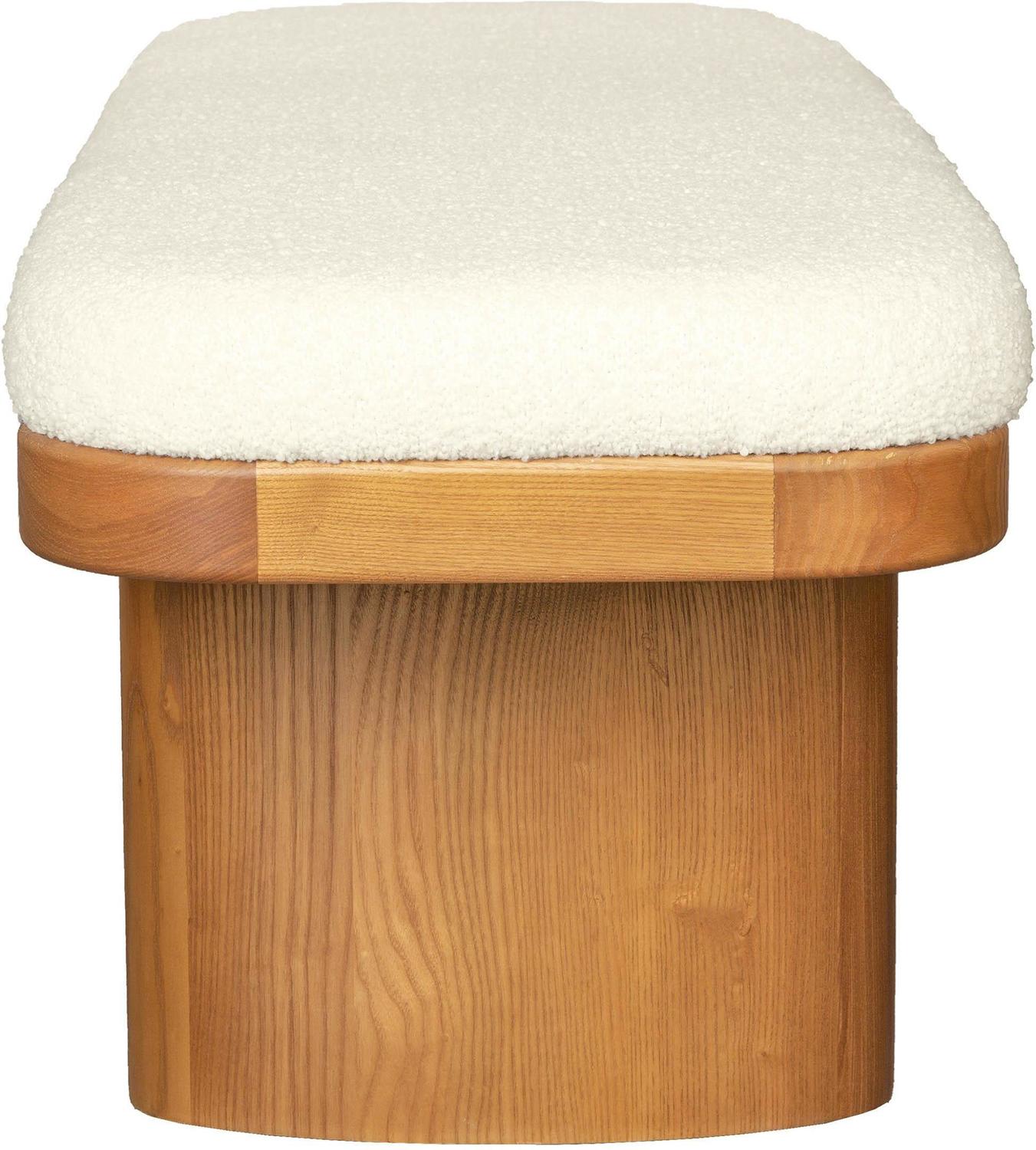 long ottoman bench Contemporary Design Furniture Benches Natural Ash,White