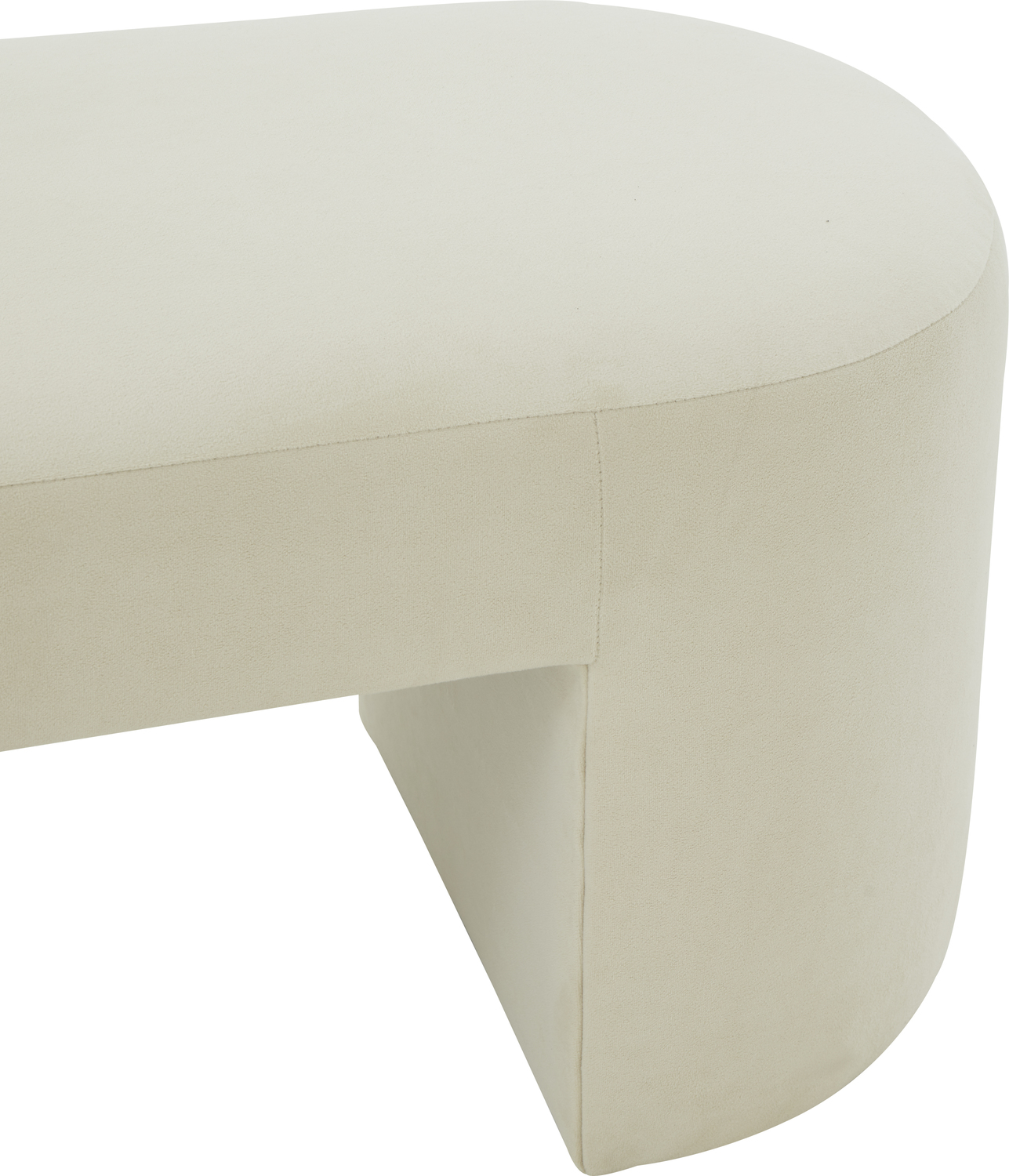 upholstered bench black Contemporary Design Furniture Benches Cream