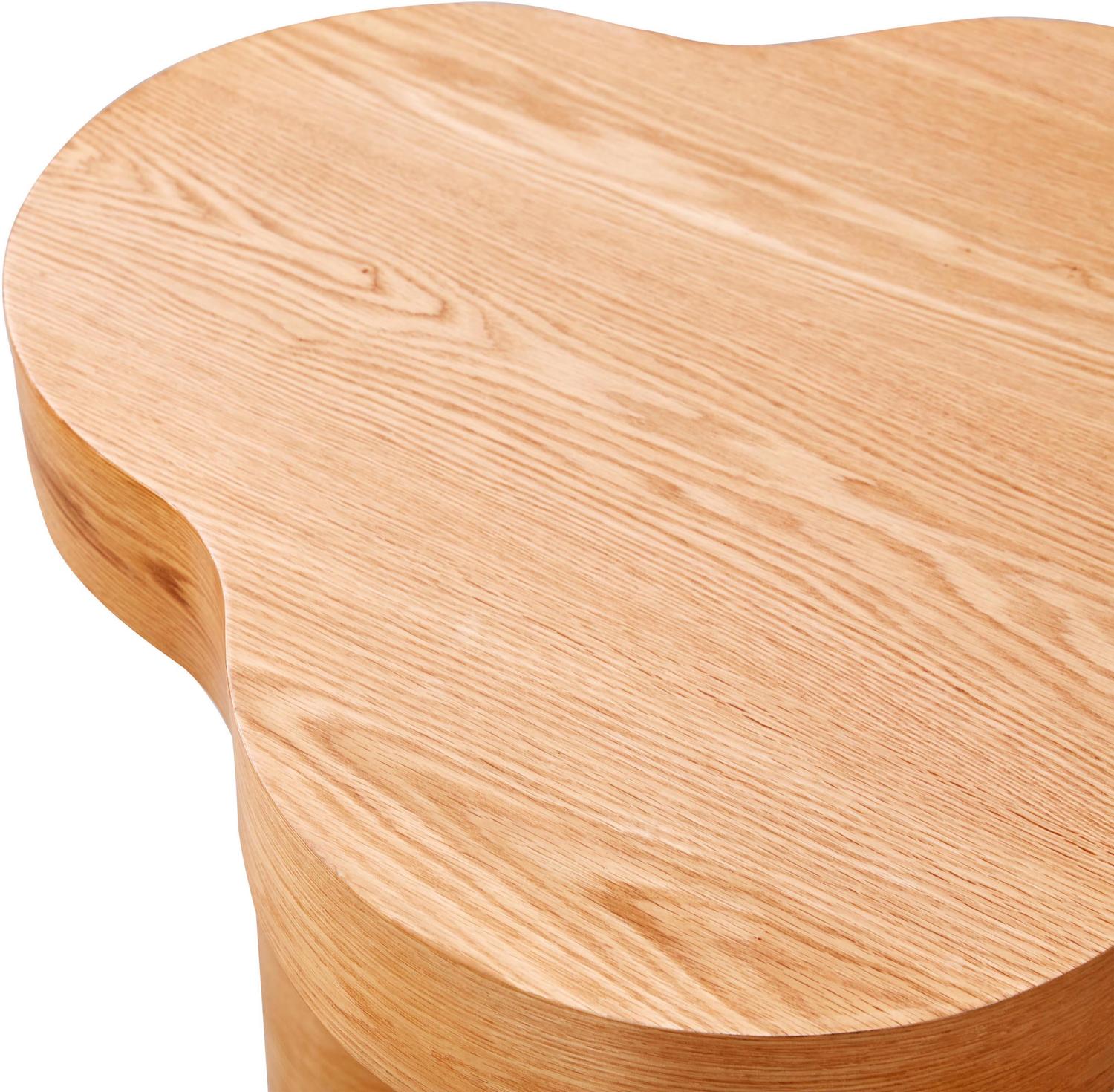 pedestal entry table Contemporary Design Furniture Side Tables Natural Oak