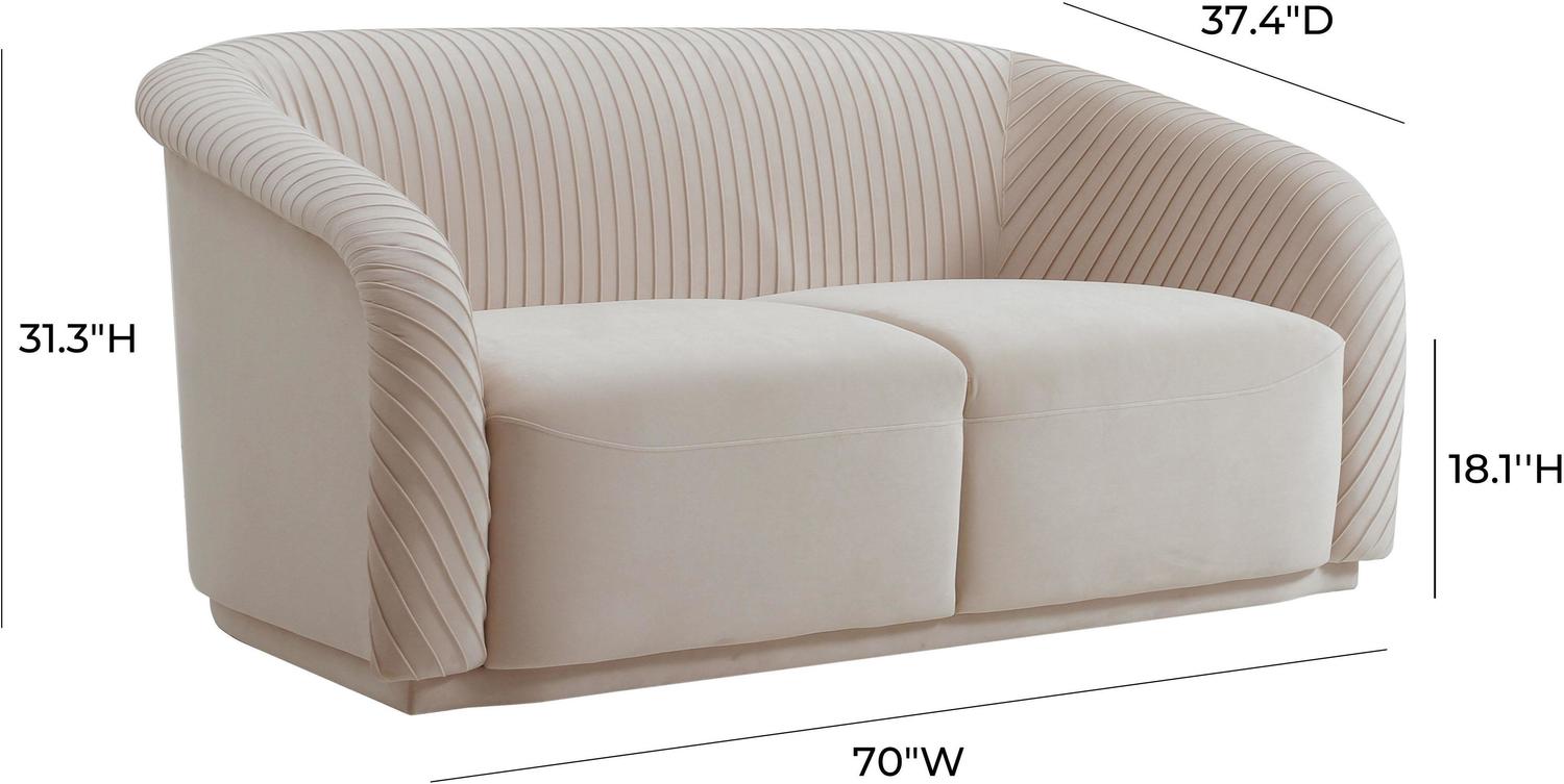 leather sleeper sofa with chaise Contemporary Design Furniture Loveseats Beige