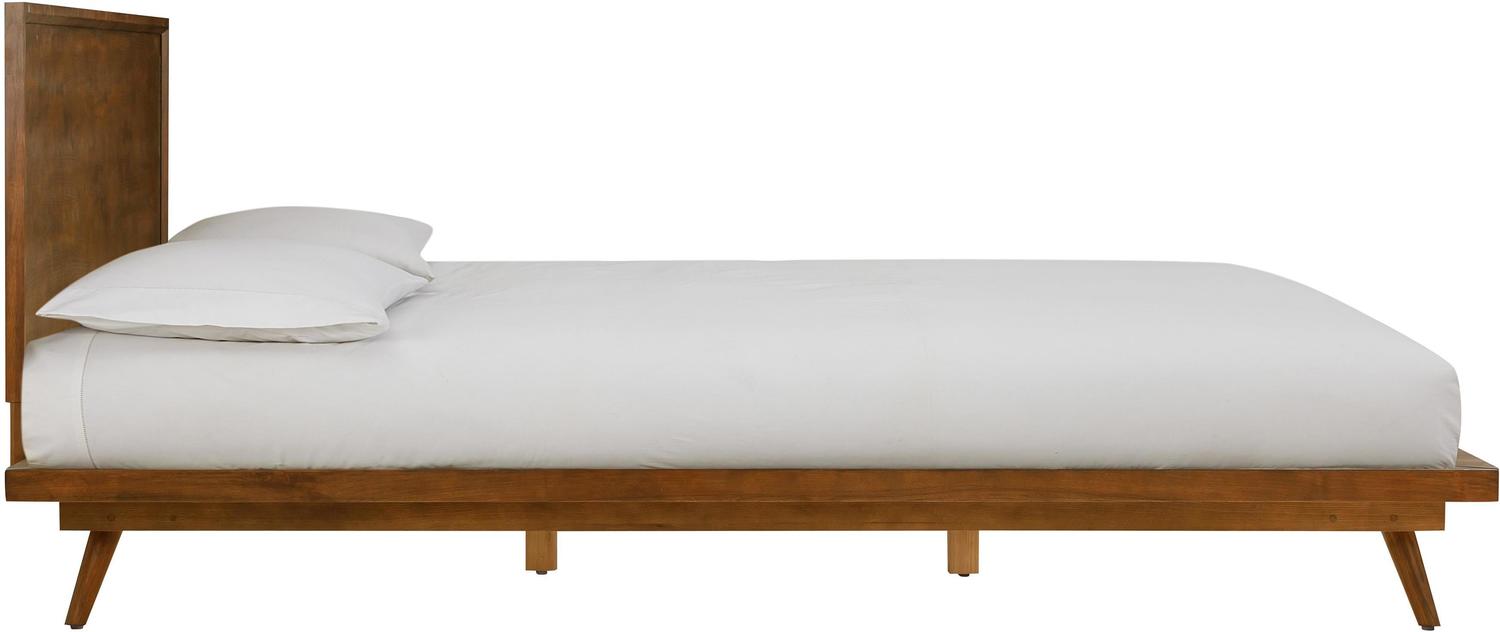 king bed and base Tov Furniture Beds Walnut
