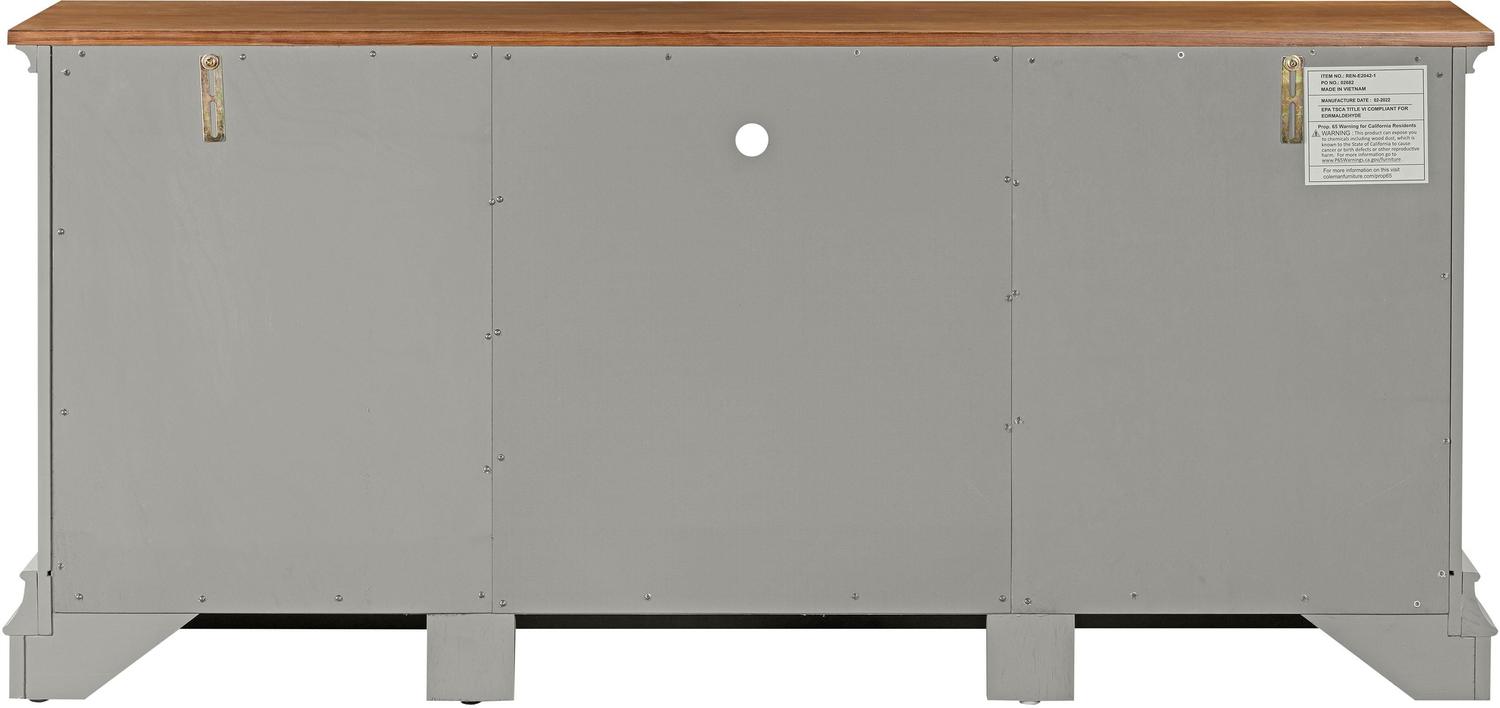 corner built in tv cabinet Tov Furniture Entertainment Centers Grey