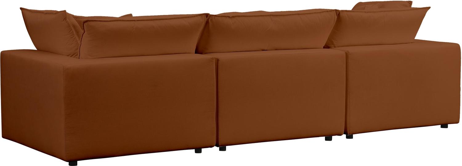 sectional seating Tov Furniture Sofas Rust