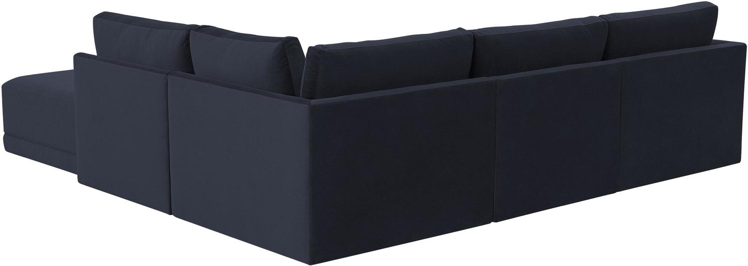 best sectional sofa with pull out bed Tov Furniture Sectionals Navy