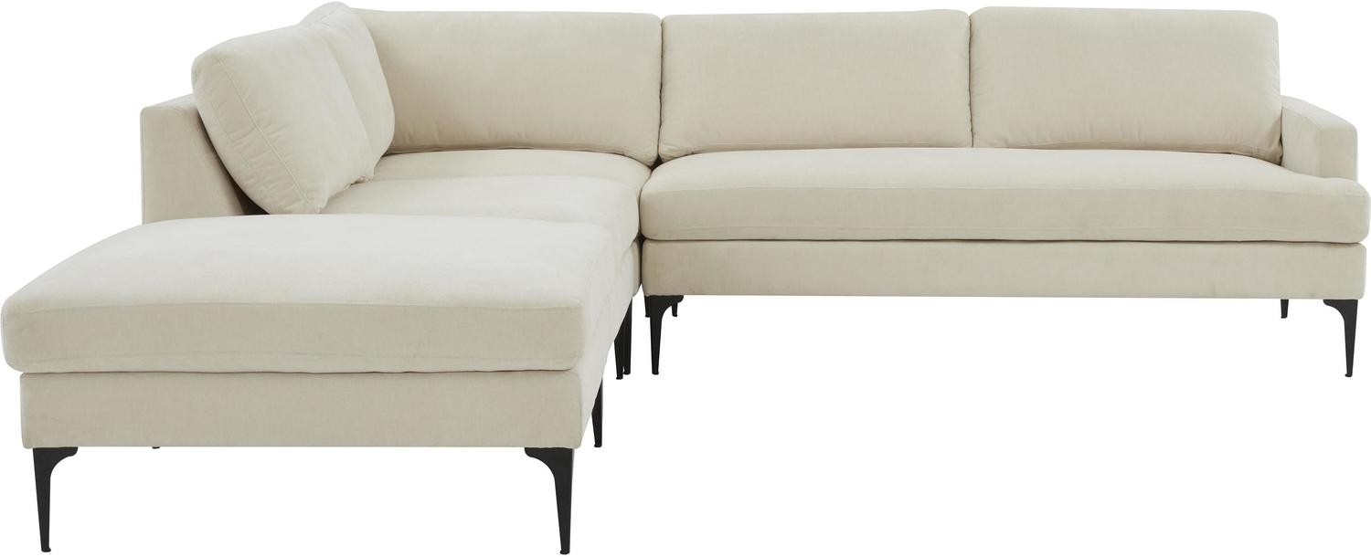 cloth sofa Tov Furniture Sectionals Cream