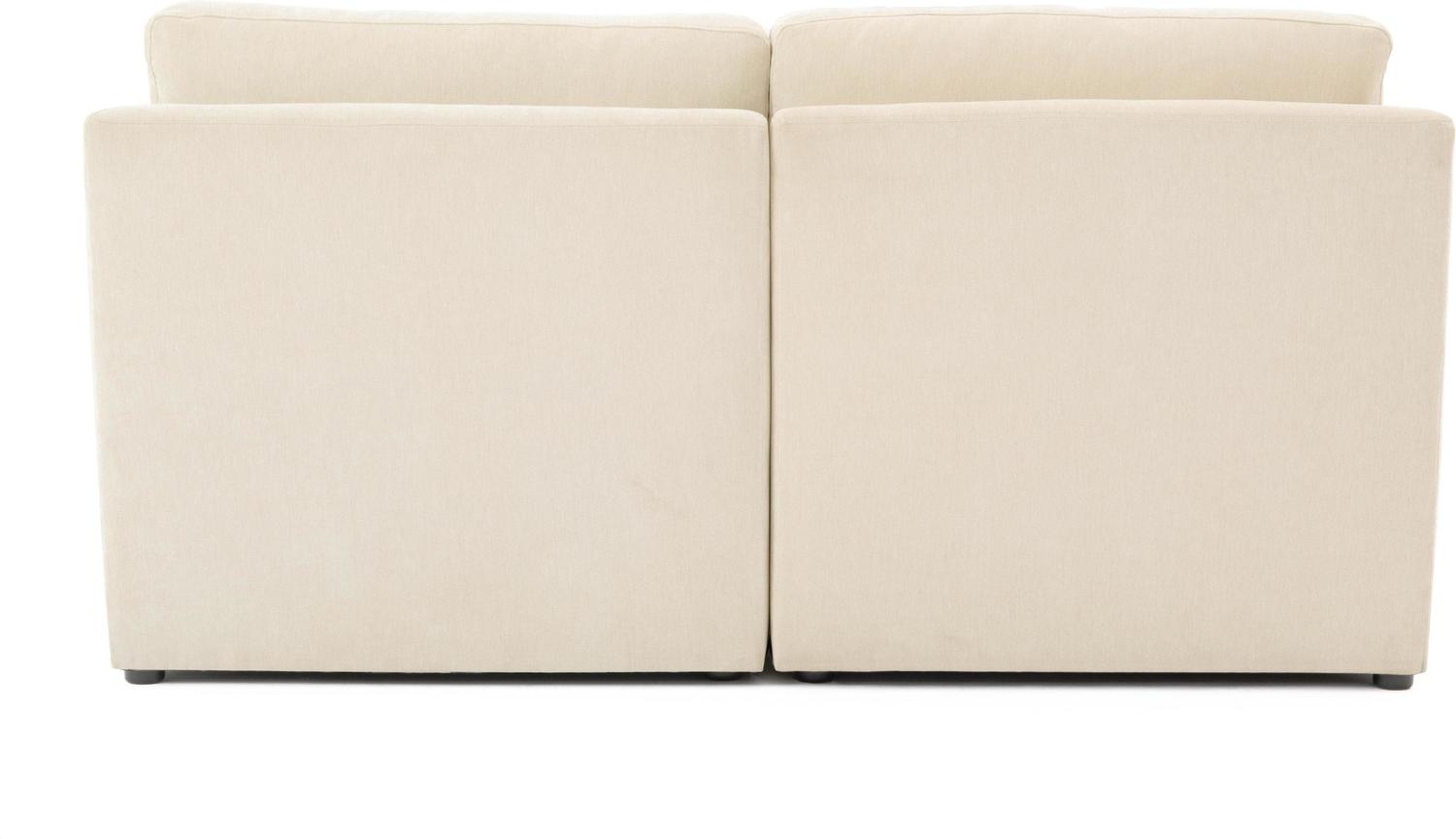 cream leather sleeper sofa Tov Furniture Loveseats Beige