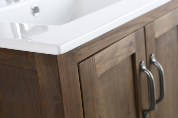 vanity top design Design Element Bathroom Vanity Walnut Rustic