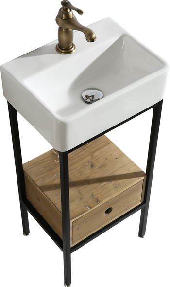 vanity units with sinks Design Element Bathroom Vanity Natural Rustic