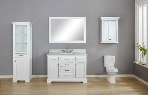 rustic vanities for sale Design Element Bathroom Vanity White Transitional