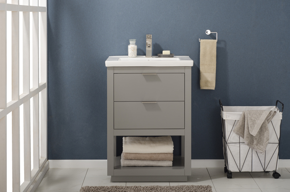 vanity unit sale Design Element Bathroom Vanity Gray Modern