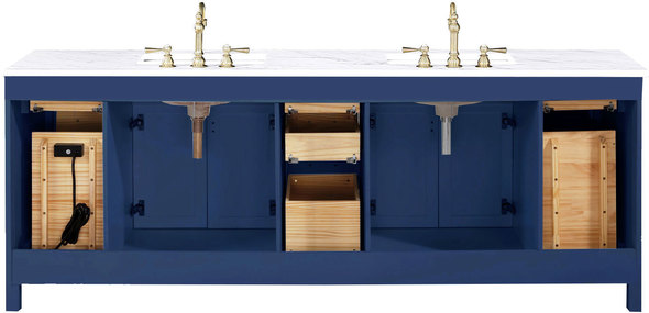 used bathroom cabinets for sale near me Design Element Bathroom Vanity Blue Modern