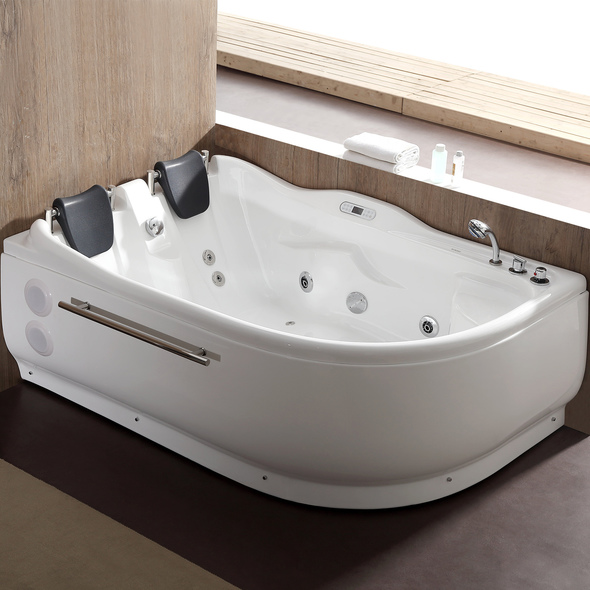aston bath Eago Whirlpool Tub White Modern