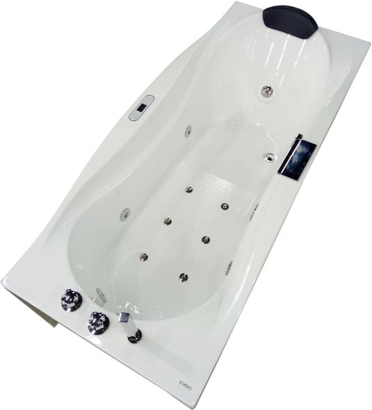 bathtub shower designs Eago Whirlpool Tub White Modern