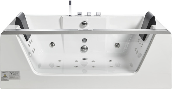 modern bathtub with jets Eago Whirlpool Tub White Modern