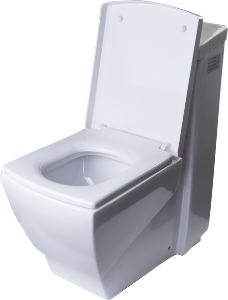 attached bathroom and toilet Eago Toilet White Modern