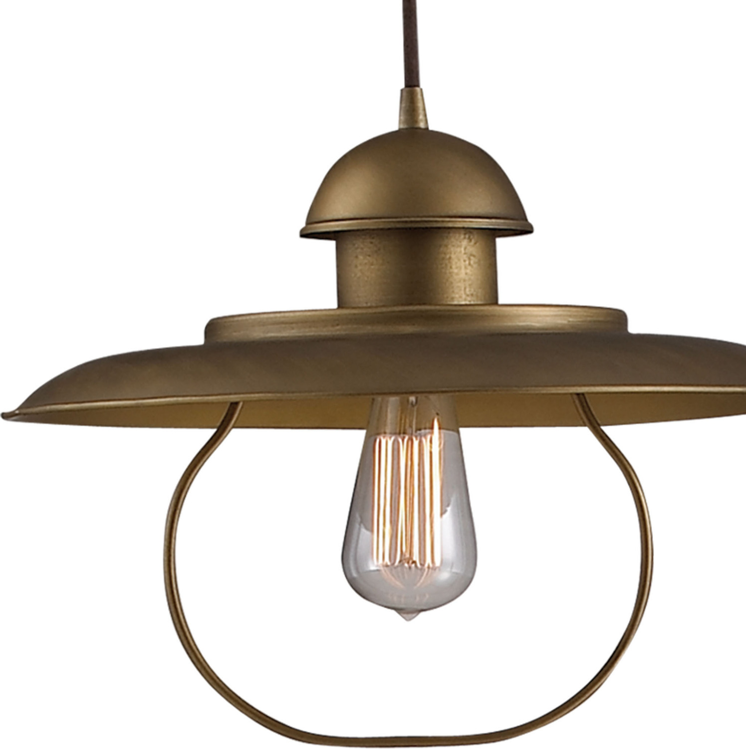 mesh lighting ELK Home Floor Lamp Floor Lamps Antique Brass Transitional