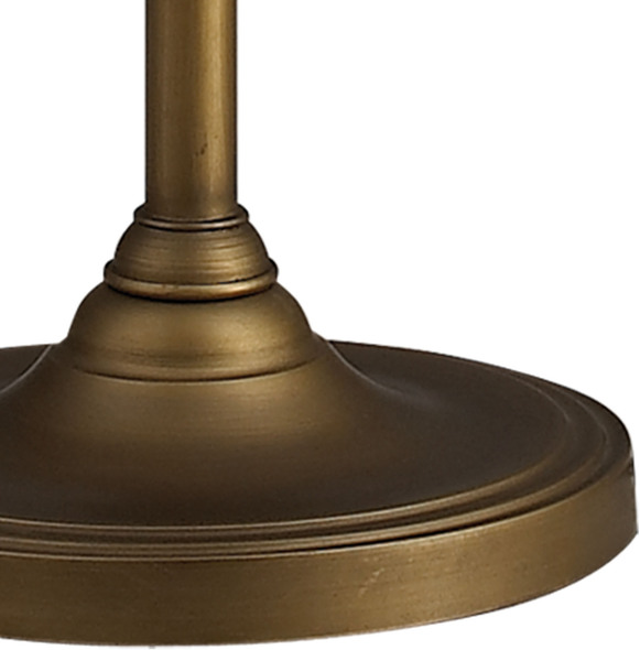 mesh lighting ELK Home Floor Lamp Floor Lamps Antique Brass Transitional