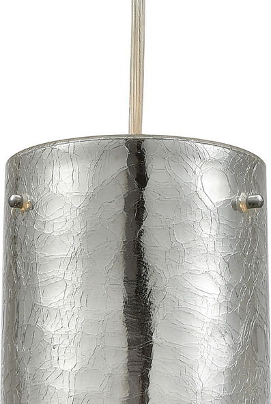 small brass pendant light ELK Lighting Mini Pendant Polished Chrome Modern / Contemporary