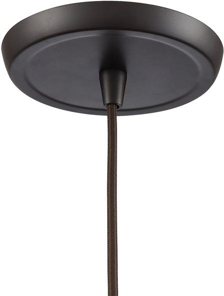 replacement pendant shade ELK Lighting Mini Pendant Oil Rubbed Bronze Modern / Contemporary