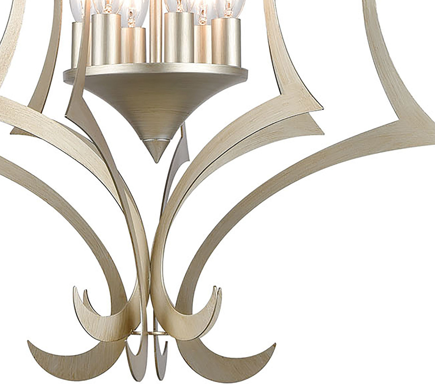 perforated metal pendant light ELK Lighting Pendant Aged Silver Transitional
