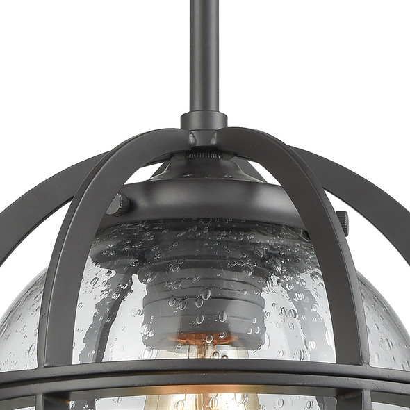 ceiling light covers ELK Lighting Mini Pendant Oil Rubbed Bronze Transitional