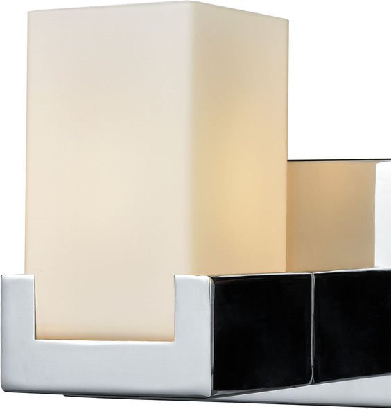 glass vanity with lights ELK Lighting Vanity Light Polished Chrome Modern / Contemporary