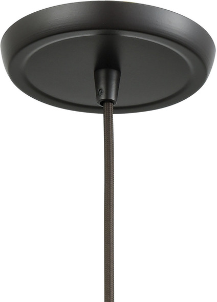 brass ceiling light pendant ELK Lighting Mini Pendant Oil Rubbed Bronze Modern / Contemporary