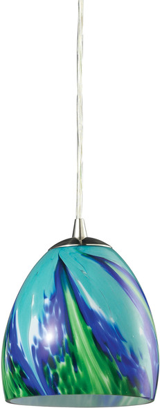 design ceiling lamp ELK Lighting Mini Pendant Satin Nickel Modern / Contemporary